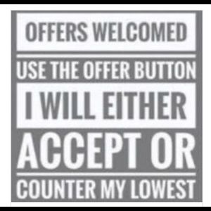 All reasonable offers will be considered —particularly if bundled!